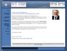 Tablet Screenshot of beschneidung-mohel.de